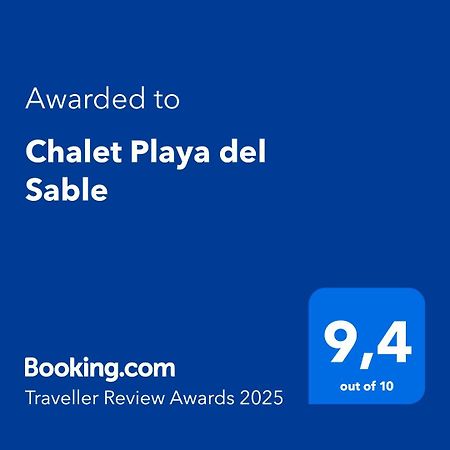 Chalet Playa Del Sable Hinojedo Bagian luar foto