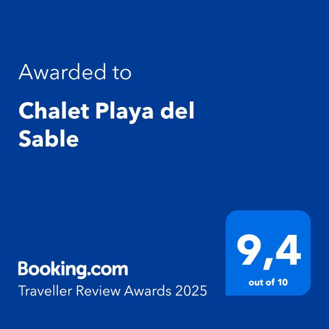 Chalet Playa Del Sable Hinojedo Bagian luar foto